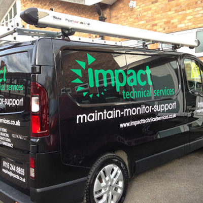 Vehicle Livery for Impact Technical Services by JM Ranger Ltd